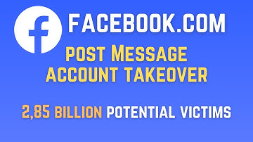 $25,000 Facebook.com postMessage account takeover vulnerability
