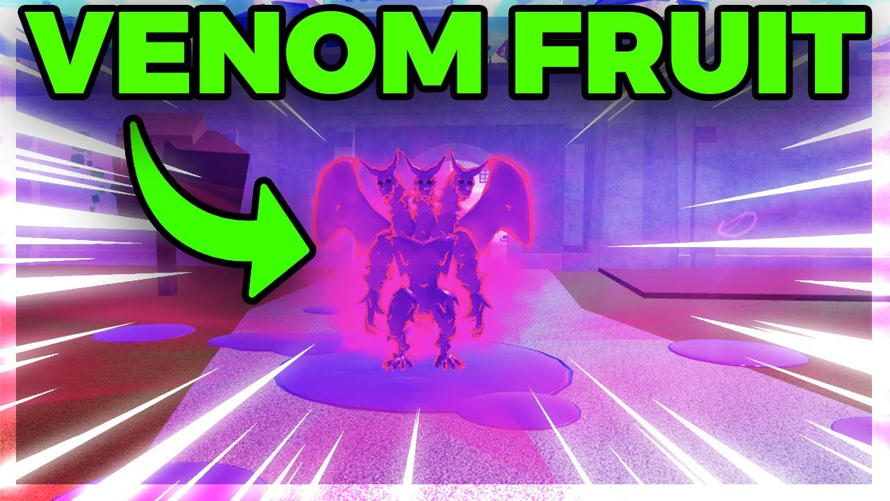 Fruta Venom Blox Fruits - Roblox - DFG