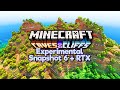 Experimental Snapshot 6 & Minecraft RTX Terrain Beta! ▫ Minecraft 1.18 Caves & Cliffs Update