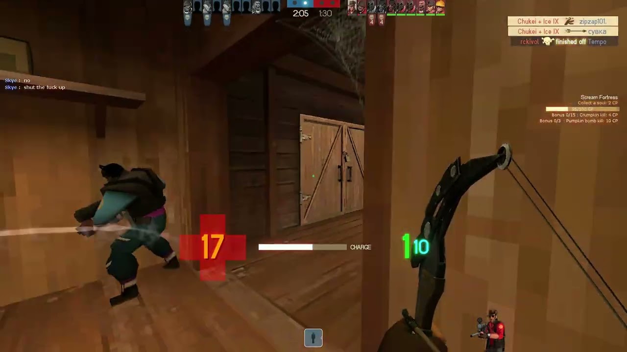 Team Fortress 2: Unassuming Skull Cracker (Sniper Frag Montage)