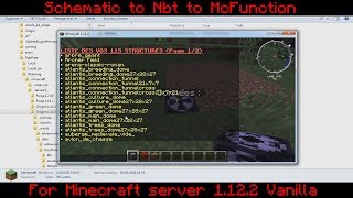 Minecraft 1.12.2 - Tuto convertir Schematic en NBT