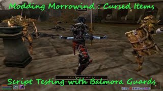 Modding Morrowind * Script Testing with Balmora Guards , 3'