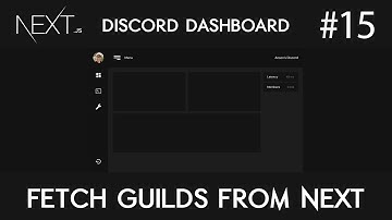 Discord Dashboard with Next.js & Express #15