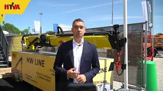 IFAT 2022 - HYVA HW60 cranes for waste collection