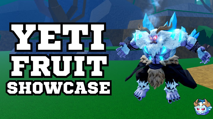Yeti Fruit Showcase [Blox Fruits]