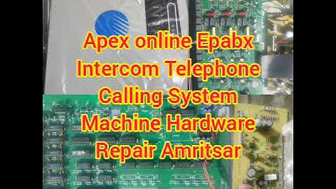 Apex Online Epabx Intercom Telephone Calling System Hardware Hardware Repair Hotels Amritsar Om