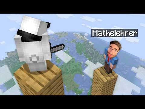 MINECRAFT MANHUNT gegen den MATHELEHRER...