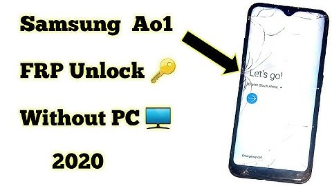 Samsung A01 Frp Unlock/Bypass Google Account Lock 2020 August Android 10 November 2020