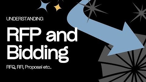 Understanding RFP & Bidding Process | Detailed Guide for Vendors & Organizations #rfp #bidding #ai