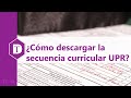 TT-11: Como descargar secuencia curricular de la Escuela de Derecho de la UPR