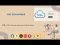 "LeetCode SQL Tutorial: Solving the 'Big Countries' Problem | Essential Interview Prep"