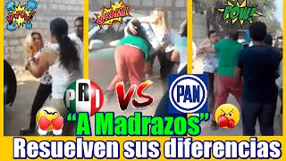 Video thumbnail of "Diputados de PAN y PRI  se lian a  golpes en plena calle"