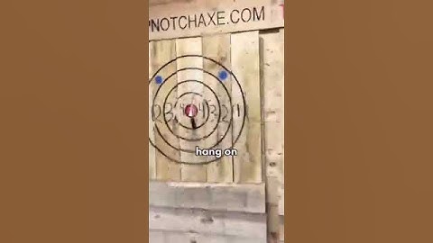 The greatest axe throw ever 😳 via @sebbywebz TT #skills #axe #woman