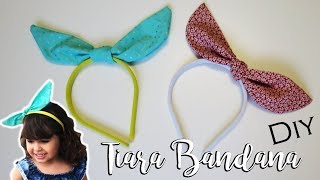 Como Fazer Tiara Bandana (Rápido e sem costura)