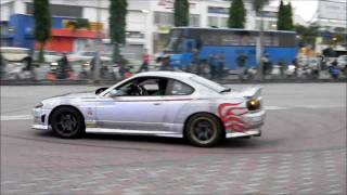 400 hp Silvia S15 Gymkhana Drifting