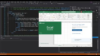 Microsoft Excel Web App in Visual Studio 2019  | Getting Started screenshot 4