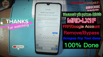 Huawei y6 prime 2019 frp bypass||Huawei MRD-LX1F Google acc remove Octopus frp tool|GsmSoftWareLab73