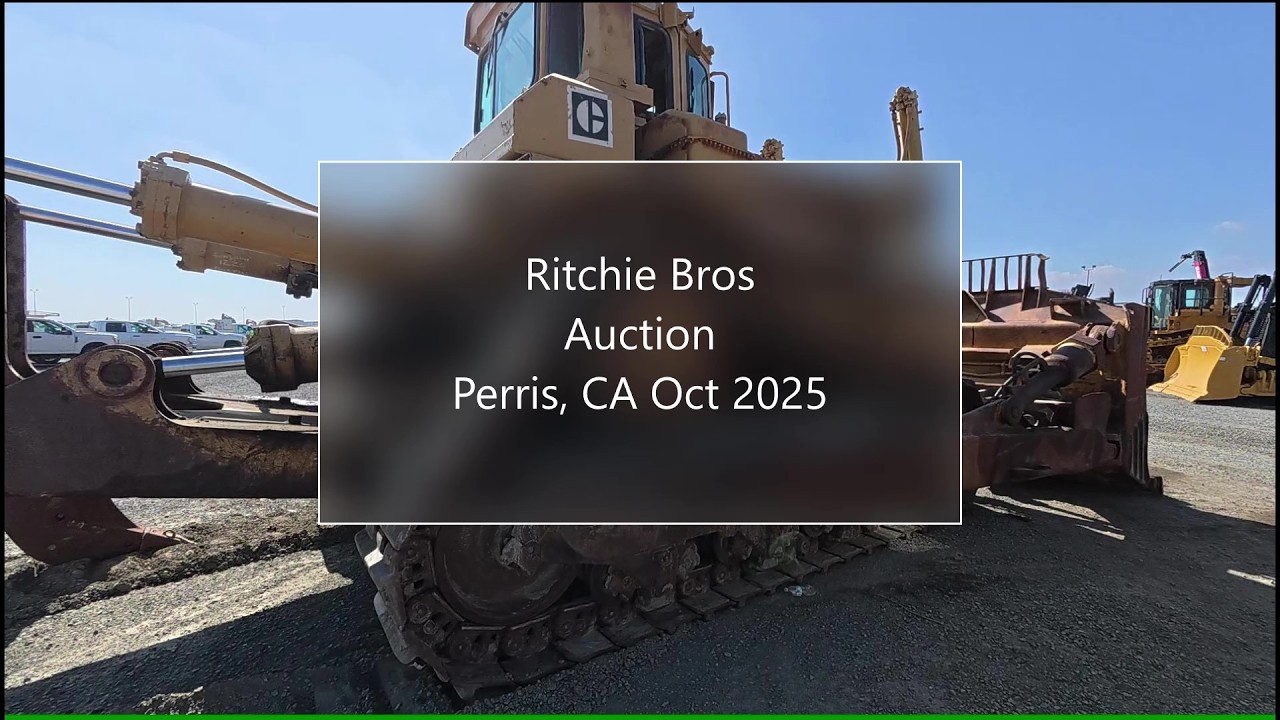 Аукцион Ritchie Bros Walk-Thru (Перрис, Калифорния), октябрь 2025 г.... С результатами продаж