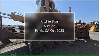 Ritchie Bros Auction Walk Thru (Perris, CA) Oct 2025...  With sale results