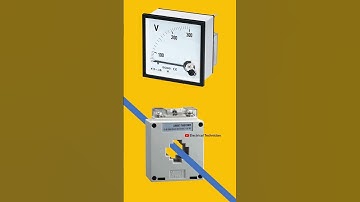 Analog Ammeter Connection with CT @ElectricalTechnician