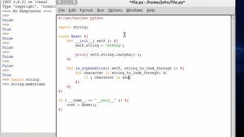 Python 52 String is Alphabetical