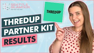 SELLING CLOTHES ON THREDUP with a ThredUp Partner Kit + Results: Make Money FAST & Easy with ThredUp