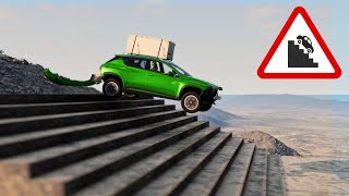 BeamNG Drive  Cars vs Stairs #12