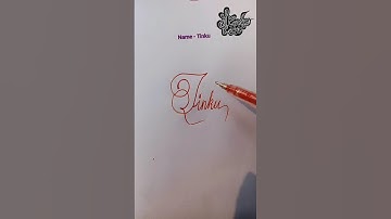 stylish name | Tinku | sk cursive art | how to make a stylish name | stylish signature