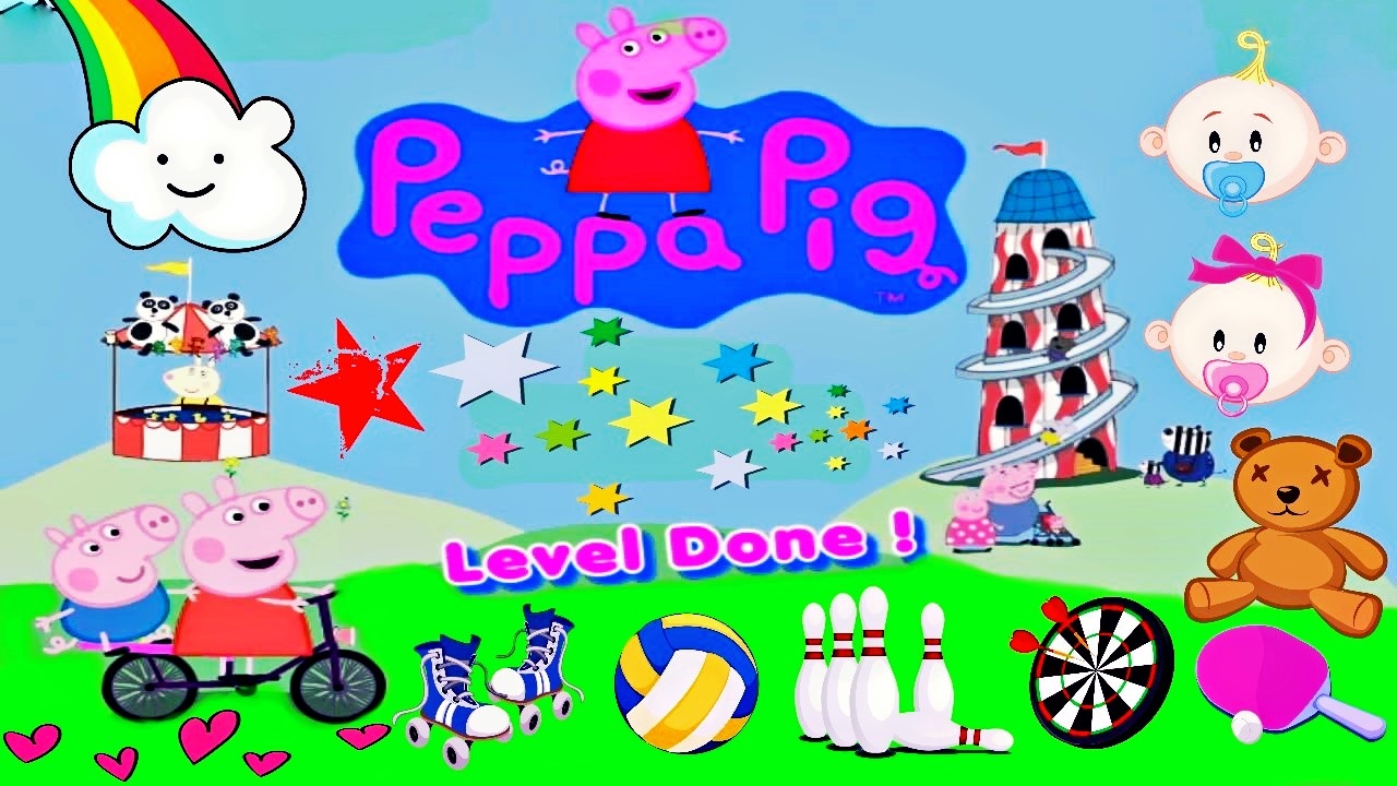 Свинка Пеппа На Велосипеде прохождение игры на русском языке смотреть ...