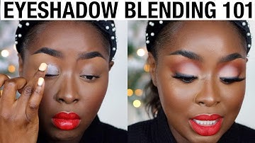 BEGINNERS EYESHADOW BLENDING TUTORIAL STEP BY STEP EASY | Mena Adubea