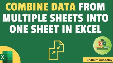 EASILY Combine Multiple Excel Sheets Into One With This Trick