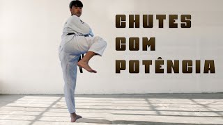 Aula de Taekwondo 13 - CHUTES COM POTÊNCIA