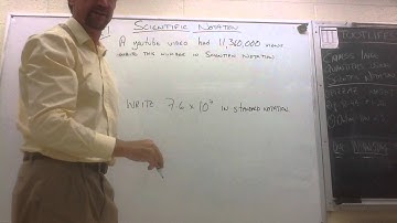 Scientific Notation with Positive Powers of 10