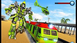Grand Train Robot Transformation - Level 11 and Level 12 (Air War Mission) screenshot 2