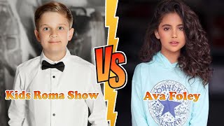 Kids Roma Show VS Ava Foley Transformation 👑 New Stars From Baby To 2024