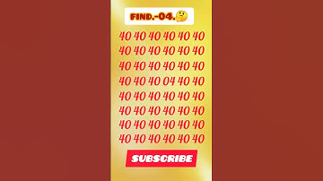 Only Geniuses Can Solve This! Find .04 🤯 #MathPuzzle
