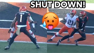 Denzel Ward ‘SHUT DOWN’ Ja’Marr Chase 🥵 Ja’Marr Chase vs Denzel Ward (WR vs CB)a