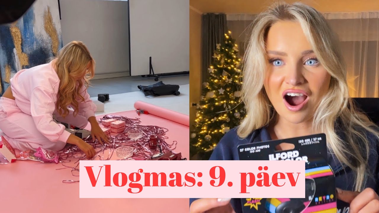VLOGMAS | #9 Taskusõbrannade kaardimäng & kiire päev