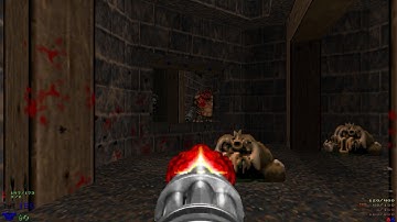 Doom 2 Plutonia 2 - MAP16 Predatorium - UV All Secrets - 1440p 60fps