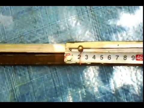 линейка для измерения схождения колес