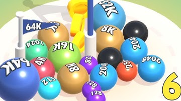 Merge Blocks 3D - 2048 Puzzle Unlock 32k-64k, iOS Android Gameplay Walkthrough Part 6