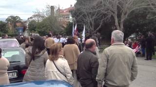 Parade in San Vincente, Asturias, Spain