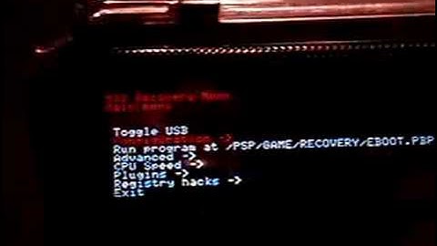how to install LE recovery menu on psp 3.90m33 only