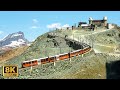 Gornergrat Bahn Zermatt  8K , A Scenic Relaxation  train Tour With Ambient Sounds  For Stress Relief