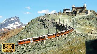 Gornergrat Bahn Zermatt The Most Scenic Train Ride in Switzerland 8K screenshot 3