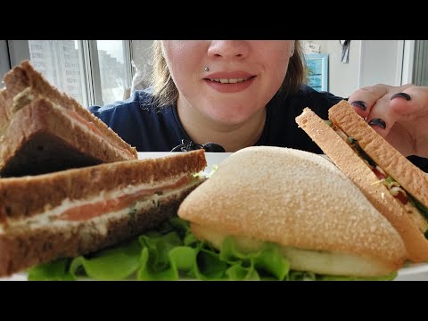 Видео: Мукбанг сэндвичи MUKBANG SANDWICH #мукбанг #фудблогер #обжор