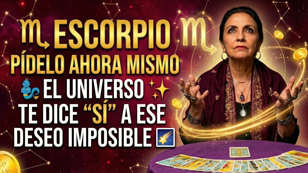 ♏ ESCORPIO ✨ PÍDELO AHORA MISMO 🧞‍♂️ EL UNIVERSO TE DICE 