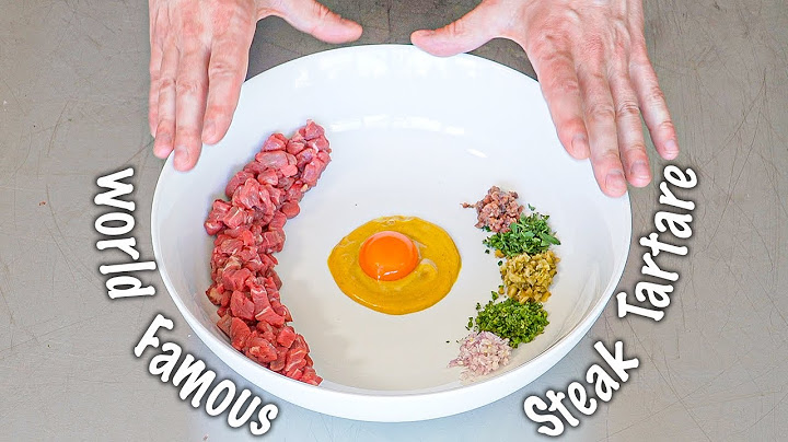 World Famous Steak Tartare
