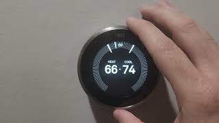 Nest Thermostat - Change Temp While In Heat Cool Mode Heat Cool Mode On Nest