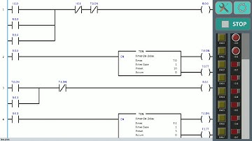 Plc , lenguaje ladder. Semáforo en android